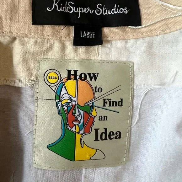 KidSuper studios super patchwork button down shirt - Picture 4 of 5